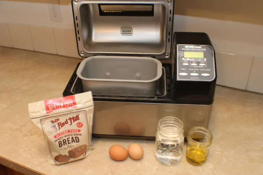 Gluten Free Homemade Bread mix ingredients