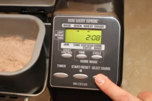 Select Course button on Zojirushi Bread Machine