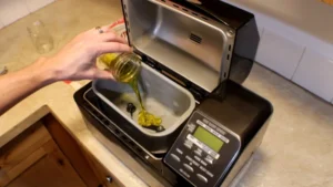 Adding oil to Zojirushi Bread Machine